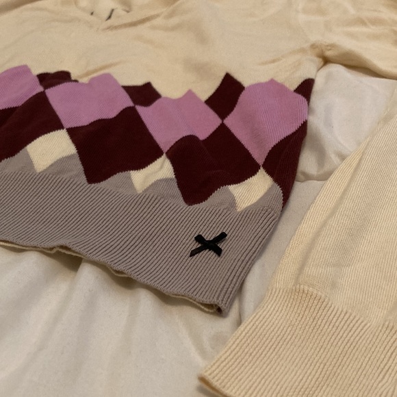 Rare! Paul Smith V-Neck Argyle Sweater Sample Piece Size M - Picture 3 of 7
